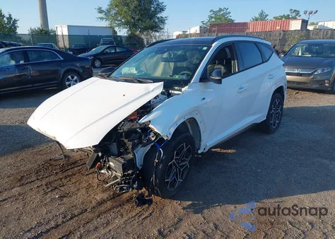 2024 Hyundai Tucson Hybrid N Line from USA, damaged, VIN KM8JFCD12RU189601